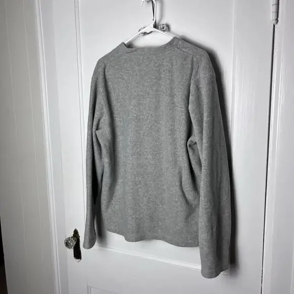 VTG Looney Tunes Penelope Pussycat Gray Fleece V Neck Sweatshirt Women XL - Picture 6 of 7